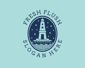 Lighthouse Tower Beacon logo design