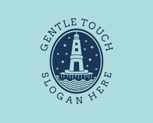 Lighthouse Tower Beacon logo design