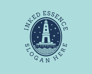 Lighthouse Tower Beacon logo design