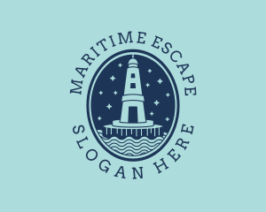 Lighthouse Tower Beacon logo design