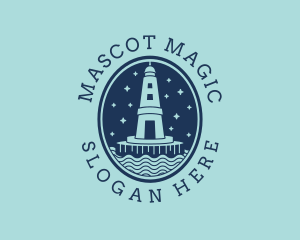 Lighthouse Tower Beacon logo design