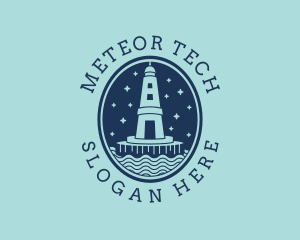 Lighthouse Tower Beacon logo design