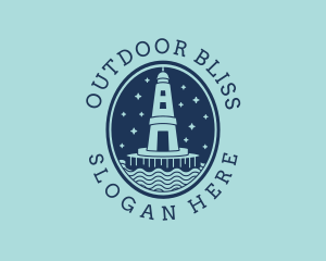 Lighthouse Tower Beacon logo design