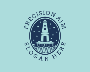 Lighthouse Tower Beacon logo design