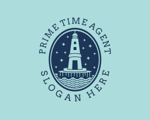 Lighthouse Tower Beacon logo design