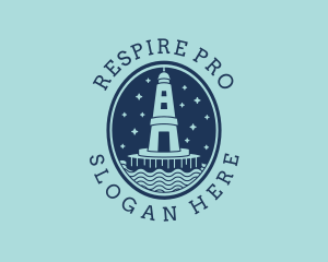 Lighthouse Tower Beacon logo design