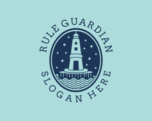 Lighthouse Tower Beacon logo design