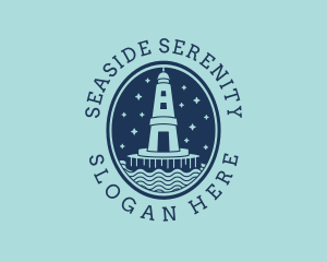 Lighthouse Tower Beacon logo design