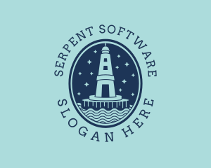 Lighthouse Tower Beacon logo design