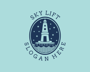 Lighthouse Tower Beacon logo design