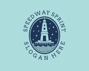 Lighthouse Tower Beacon logo design