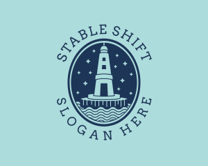 Lighthouse Tower Beacon logo design