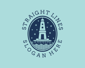 Lighthouse Tower Beacon logo design