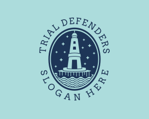 Lighthouse Tower Beacon logo design