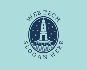 Lighthouse Tower Beacon logo design