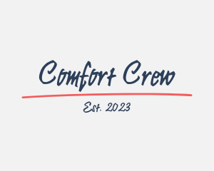 Casual Script Business logo