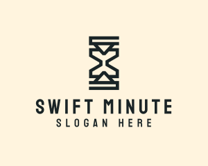 Geometric Hourglass Firm logo