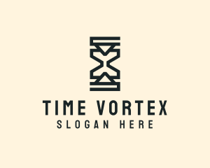 Geometric Hourglass Firm logo