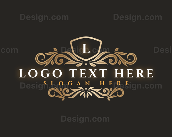 Elegant Crest Ornament Logo