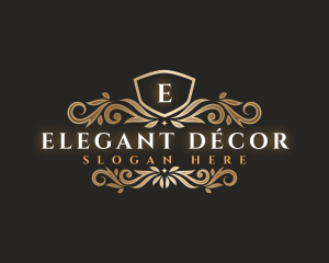 Elegant Crest Ornament logo design