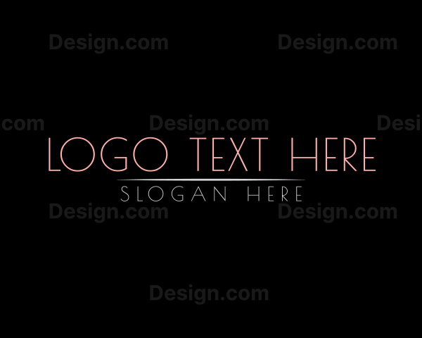 Luxurious Feminine Minimalist Logo