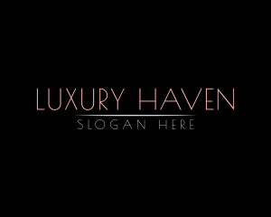 Luxurious Feminine Minimalist logo design