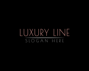 Luxurious Feminine Minimalist logo design