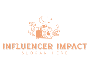 Influencer Floral Camera logo