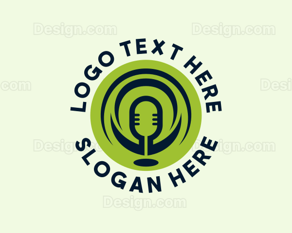 Podcast Mic Studio Logo