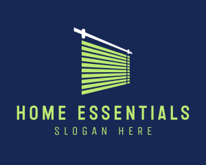 Window Blinds Home Decor logo design