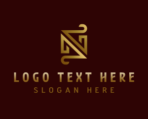 Luxury Boutique Letter N logo