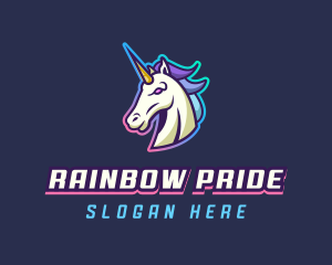 LGBTQIA Unicorn Gaming logo