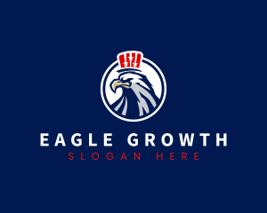 Eagle Patriot Hat logo design