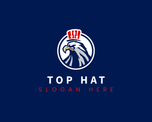 Eagle Patriot Hat logo design