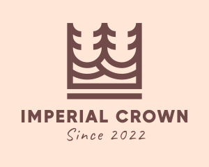 Tree Royal Crown logo design