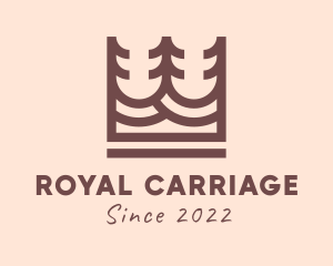 Tree Royal Crown logo design