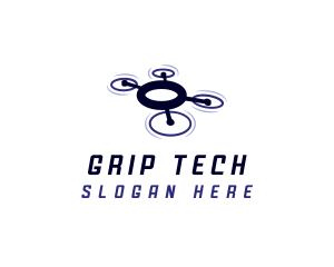 Drone Flying Tech logo design