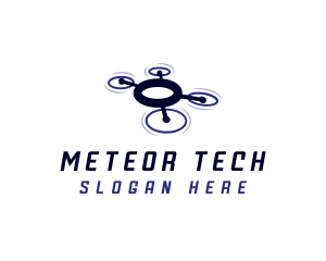 Drone Flying Tech logo design