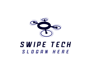 Drone Flying Tech logo design