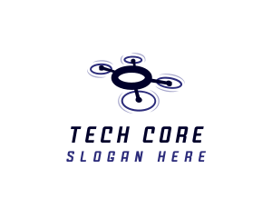 Drone Flying Tech logo design