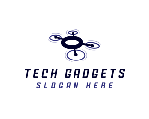 Drone Flying Tech logo design