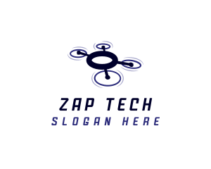 Drone Flying Tech logo design