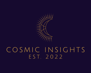 Astral Moon Astrology logo design