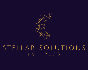 Astral Moon Astrology logo design