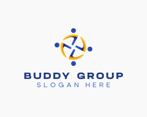 Human Group People logo design