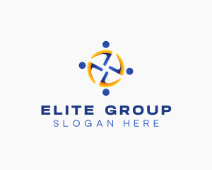 Human Group People logo design