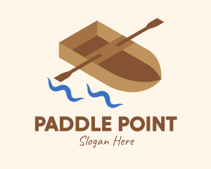 Isometric Row Boat logo