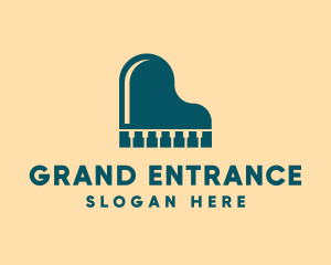 Generic Grand Piano logo design