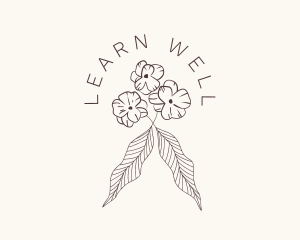 Beauty Flower Wellness  logo design