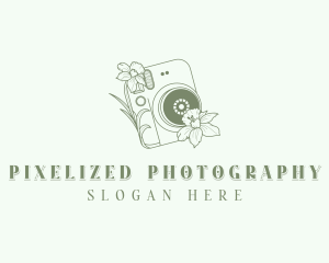 Polaroid Camera Photographer logo design